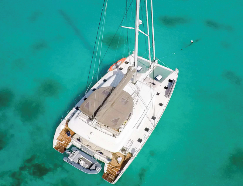 62ft Lagoon 620 sailing catamaran luxury yacht charter Nassau Bahamas