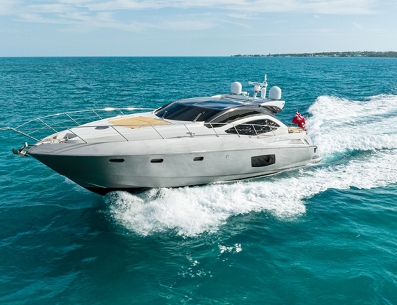 Sunseeker Predator luxury motor yacht Nassau Bahamas private boat rental