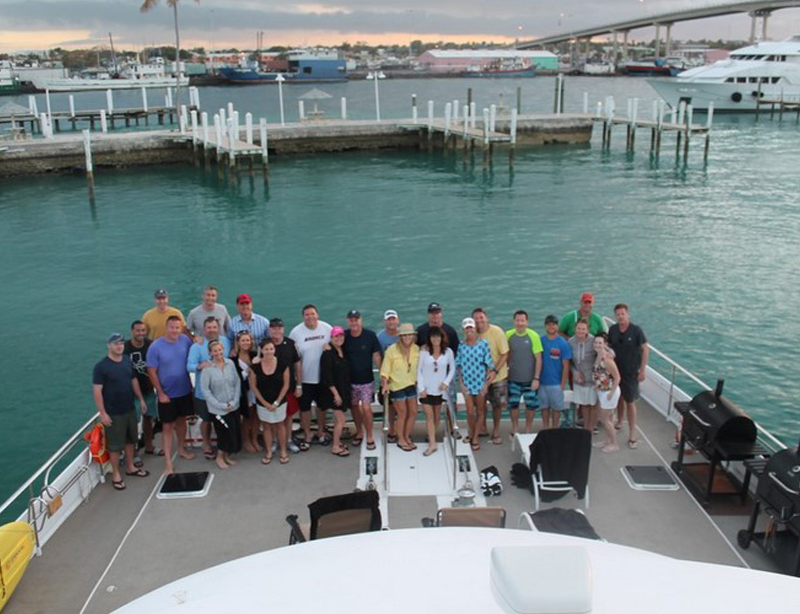 80ft luxury yacht Nassau Bahamas private charter up to 60 guests boat rental