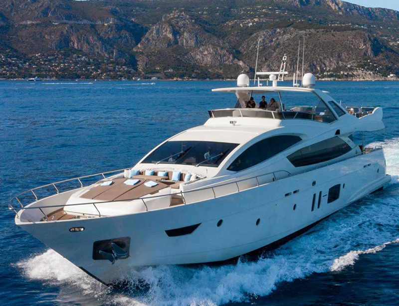 94ft Astondoa luxury flybridge yacht private charter Nassau Bahamas